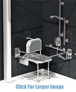 Complete contemporary exposed Doc M shower pack