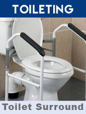 Stacking Toilet Surround Frame With Standard Seat-