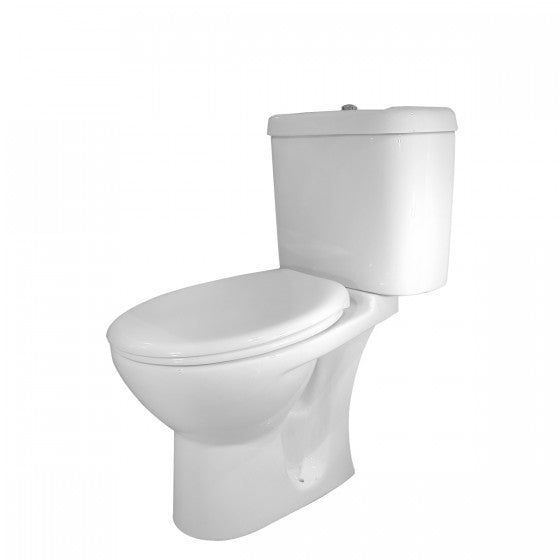 Comfort Height Pentland Close Coupled Toilet with Push Button Flush
