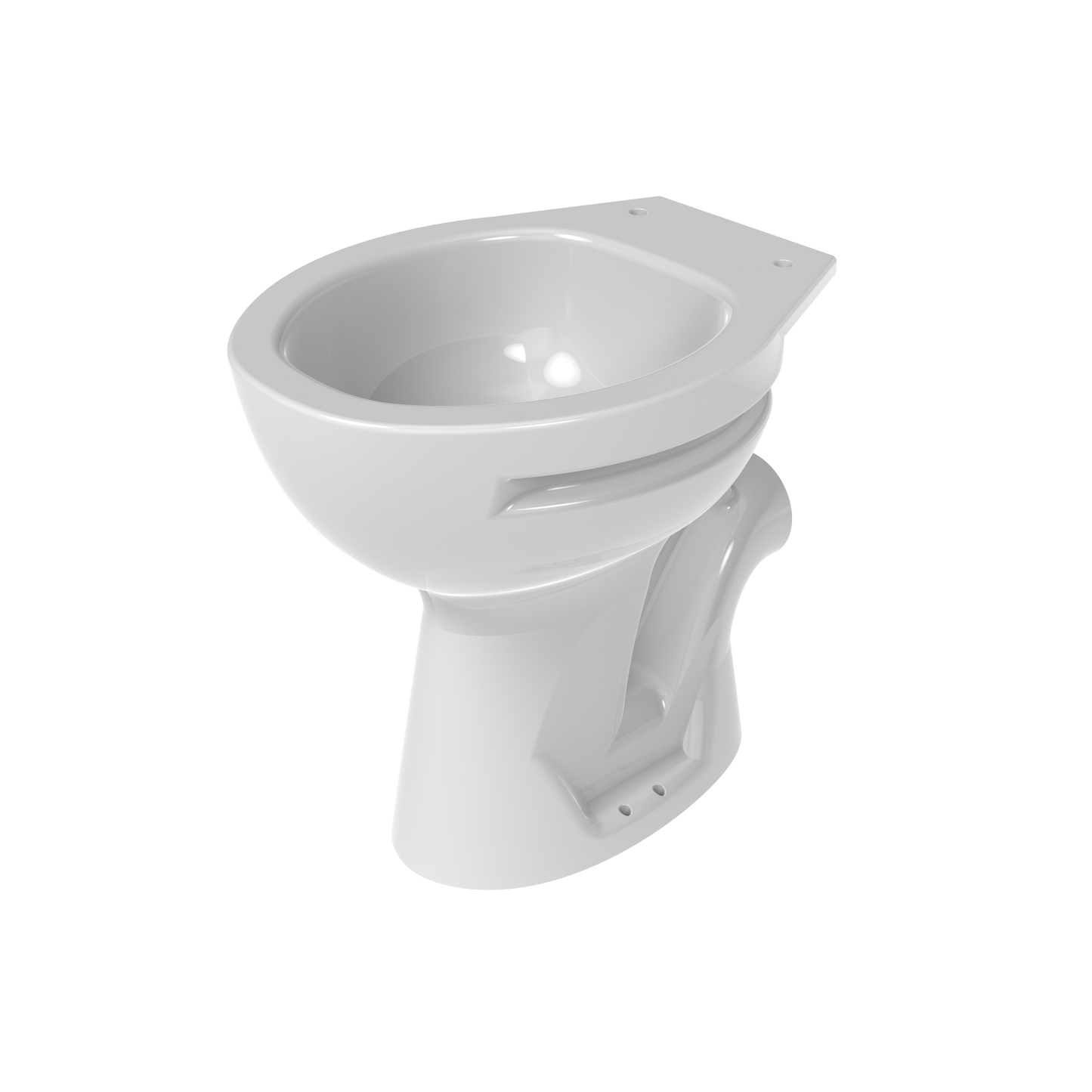 Low level box rim Doc M pan, white