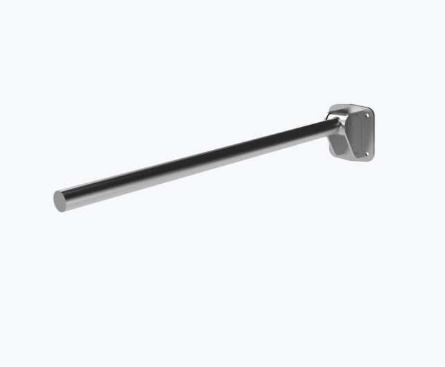 Hinged Support Rail Stainless Steel with Exposed Fixings