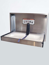 Horizontal Baby Changing Unit Stainless Steel