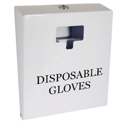 White Metal
 Disposable Glove Dispenser