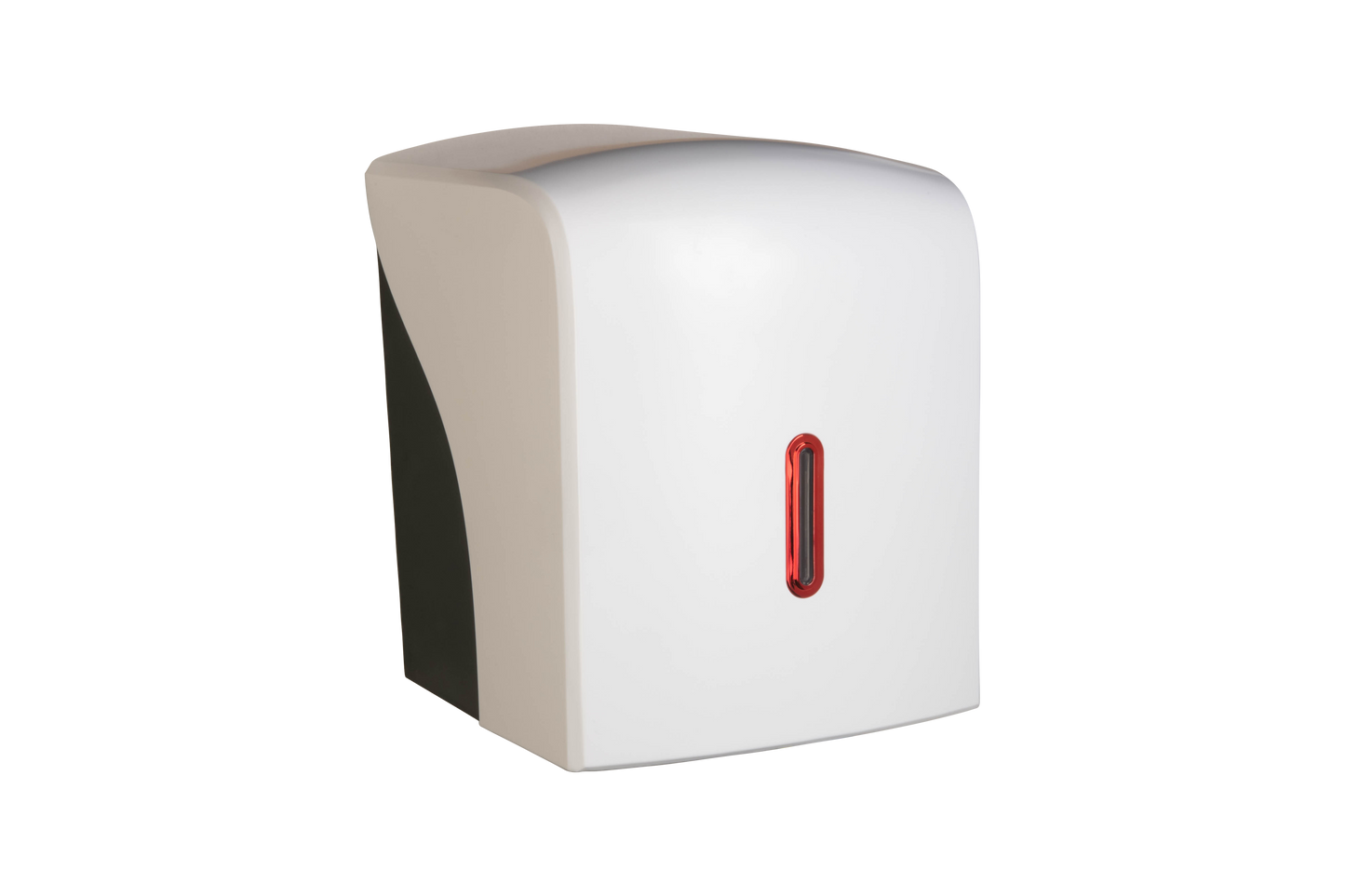 Centrefeed Dispenser In White Finish Ruby Halo