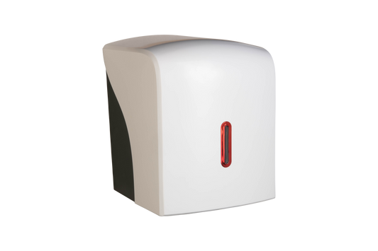 Centrefeed Dispenser In White Finish Ruby Halo