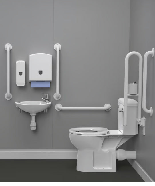 Close Coupled Doc M Pack with white rails