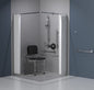 Shower doc m pack with black seat
