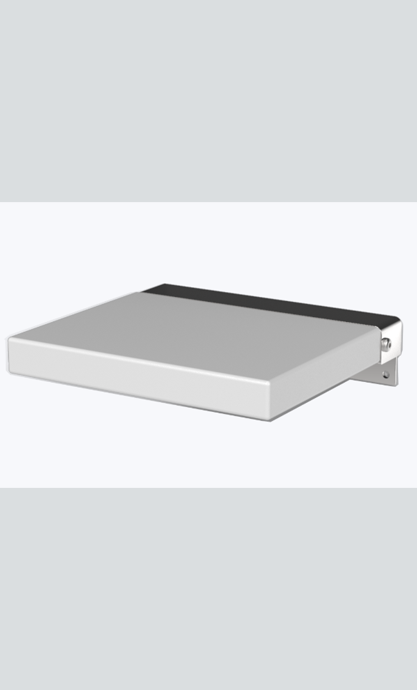 Modern Shower Seat Padded in White